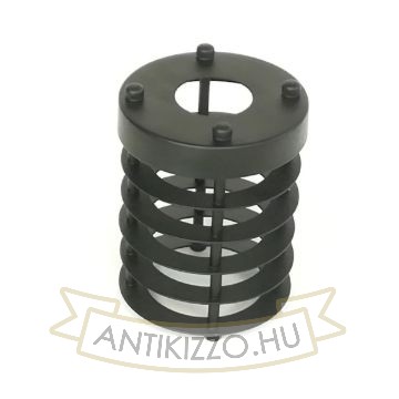 Fekete fém lámparács E27 búratartós foglalathoz
