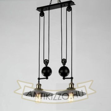 antik-2-es-csiga-lampa