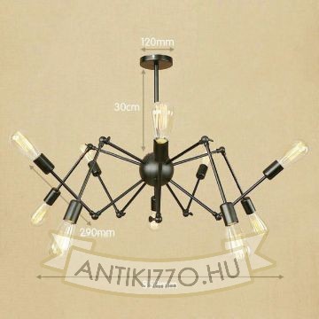antik-10-karu-allithato-csillar-lampa