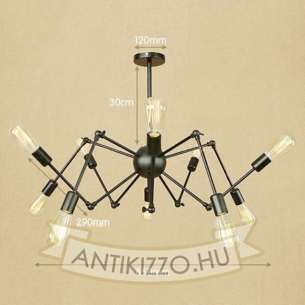antik-10-karu-allithato-csillar-lampa