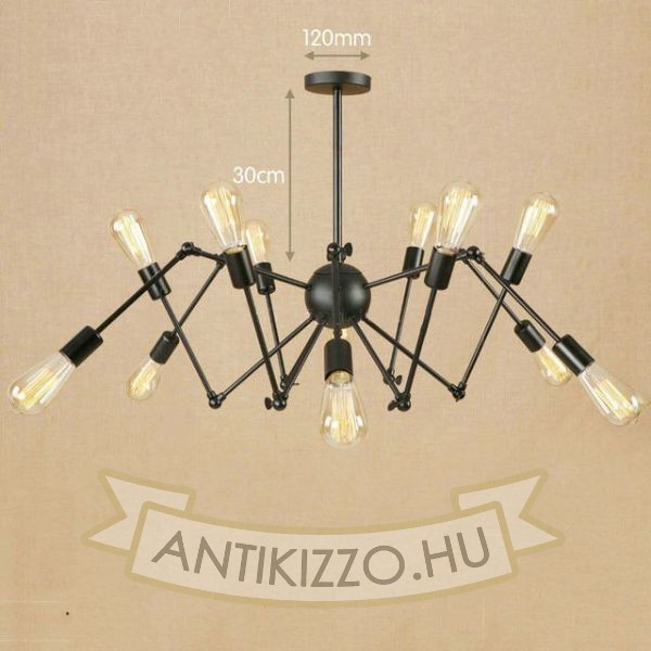 antik-12-karu-allithato-csillar-lampa