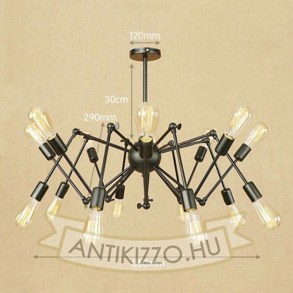 antik-16-karu-allithato-csillar-lampa
