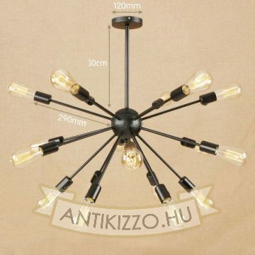 antik-18-karu-csillar-lampa