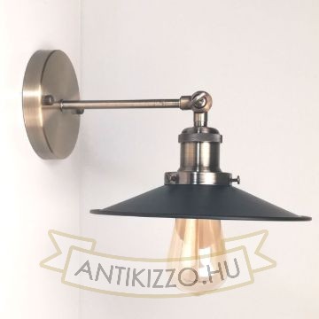 antik-bronz-fali-lampa-fekete-lapos-buraval
