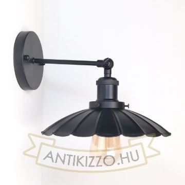 antik-fali-lampa-matt-fekete-szin-olvaso-buraval