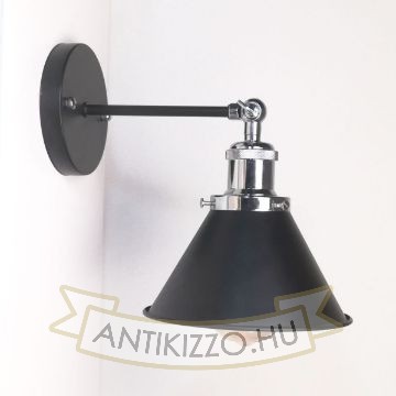 antik-fali-lampa-matt-fekete-fenyes-krom-szin-kis-buraval