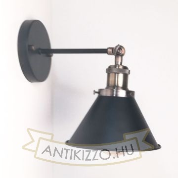 antik-fali-lampa-matt-fekete-antik-bronz-szin-kis-buraval