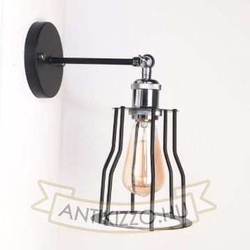 antik-fali-lampa-matt-fekete-fenyes-krom-szin-csepp-alaku-raccsal