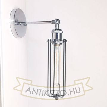 antik-fali-lampa-fenyes-krom-szin-csepp-alaku-raccsal