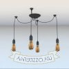 poklampa-4-agu-bakelit-foglalattal-textil-vezetekkel