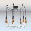 poklampa-7-agu-bakelit-foglalattal-textil-vezetekkel