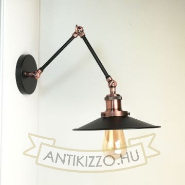 antik-fali-olvaso-lampa-matt-fekete-antik-vorosrez-szin-lapos-buraval