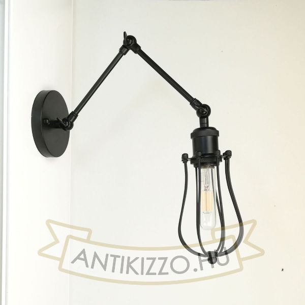 antik-fali-olvaso-lampa-matt-fekete-szin-csepp-alaku-raccsal