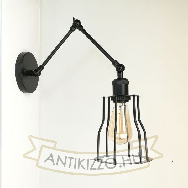 antik-fali-olvaso-lampa-matt-fekete-szin-csepp-alaku-raccsal