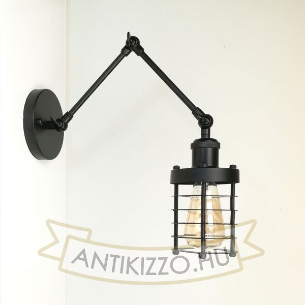 antik-fali-olvaso-lampa-matt-fekete-szin-csepp-alaku-raccsal