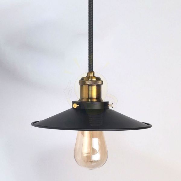 antik-fuggesztek-lampa-matt-fekete-antik-sargarez-szin-lapos-buraval