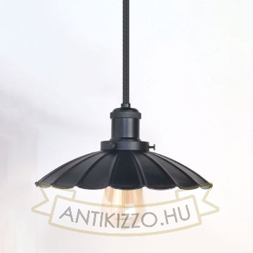 antik-fuggesztek-lampa-matt-fekete-szin-olvaso-buraval