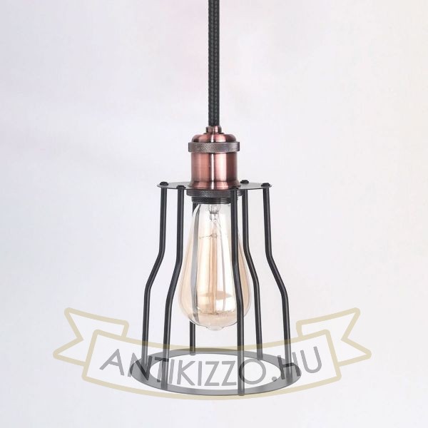 antik-fuggesztek-lampa-matt-fekete-antik-vorosrez-szin-ipari-raccsal