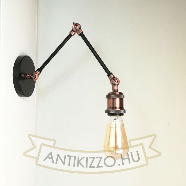 antik-fali-olvaso-lampa-matt-fekete-antik-vorosrez-szin
