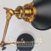 antik-asztali-lampa-sargarez-szin-fekete-buraval