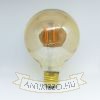 LED filament dekor izzó antikolt - G95 - 4 watt