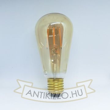 Kép LED filament dekor izzó antikolt - ST64 - 4 watt