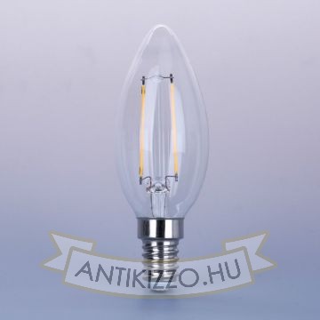 LED filament dekor izzó - C35 - 4 watt - szabályozható