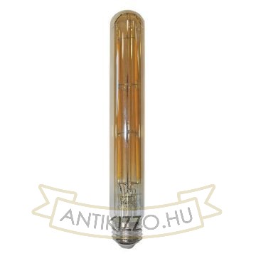 LED filament dekor izzó - T225 henger antikolt - 6 watt