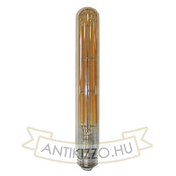 LED filament dekor izzó - T225 henger antikolt - 6 watt