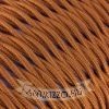 Fonott Textilkábel, szövetkábel, antik vezeték, whiskey - 2x0,75
