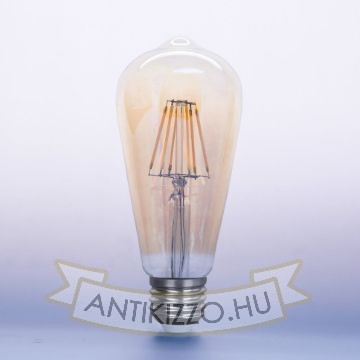 LED filament dekor izzó antikolt - ST64 - 8 watt 880LM