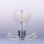 LED Filament dekor izzó - A60 - 4W - E27 - meleg fehér