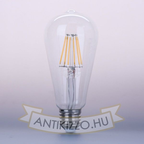 LED Filament dekor izzó - ST64 - 8W - E27 960LM