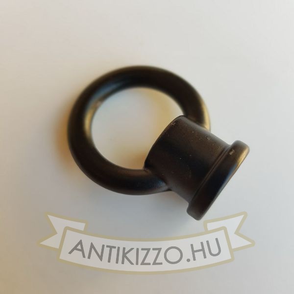 Lámpa tartógyűrű matt fekete - belső menetes 18mm