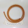 Fonott Textilkábel, szövetkábel, antik vezeték, whiskey - 3x0,75	