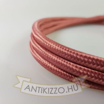 Textil kábel Mályva-2x0,5