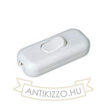 Zsínór kapcsoló fehér