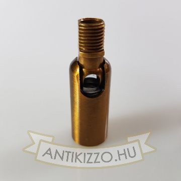 Állítható rugós csukló, könyök, sárgaréz szín