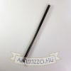 Fekete cső két végén belső menettel - 30cm