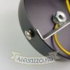 Plafontárcsa mennyezetirózsa 100mm matt fekete, oldal rögzítős