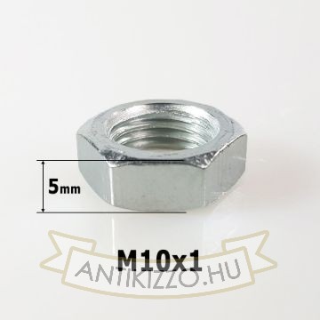 Hexagon anyacsavar M10 - 5mm