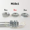 Hexagon anyacsavar M10 - 3mm