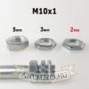 Hexagon anyacsavar M10 - 2mm