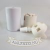 Fém E27 izzó foglalat fényes fehér szín