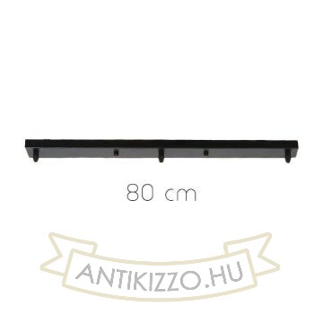 Plafontárcsa matt fekete 80 cm