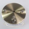 Falitárcsa 100mm sima antik bronz szín, kapcsolós