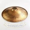 Fém Lámpabúra 260mm x 50mm rozsda sárgaréz szín