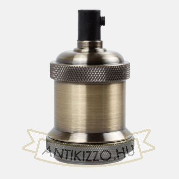 Edison izzó foglalat antik bronz kivitel - E27