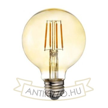 LED filament dekor izzó antikolt - G95 - 4 watt