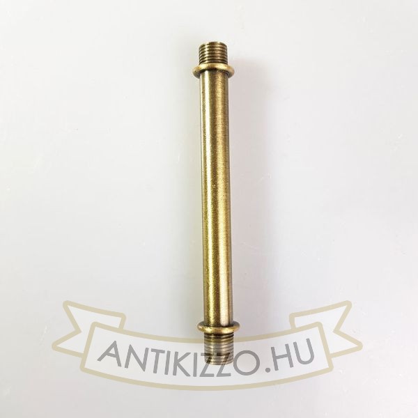 Menetes vegű cső 10cm antik bronz szín